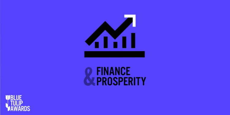 Finance & prosperity theme Blue Tulip Awards