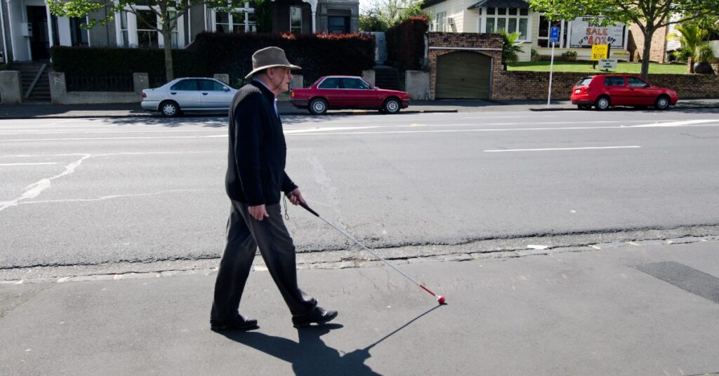 blind man guide cane ball tip