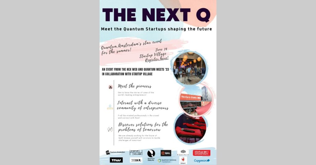 The Next Q event Amsterdam flyer