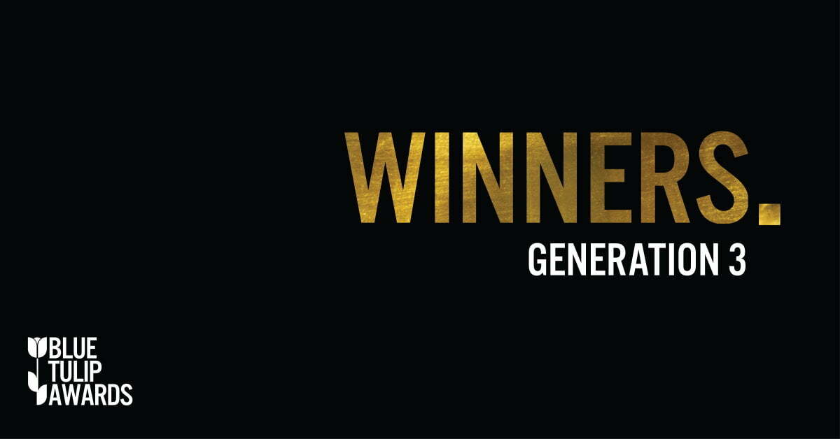 Blue Tulip Awards Generation 3 winners