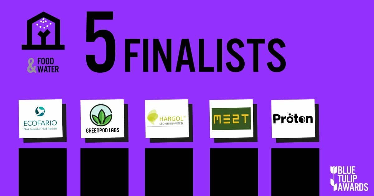 Finalists food & water blue tulip awards