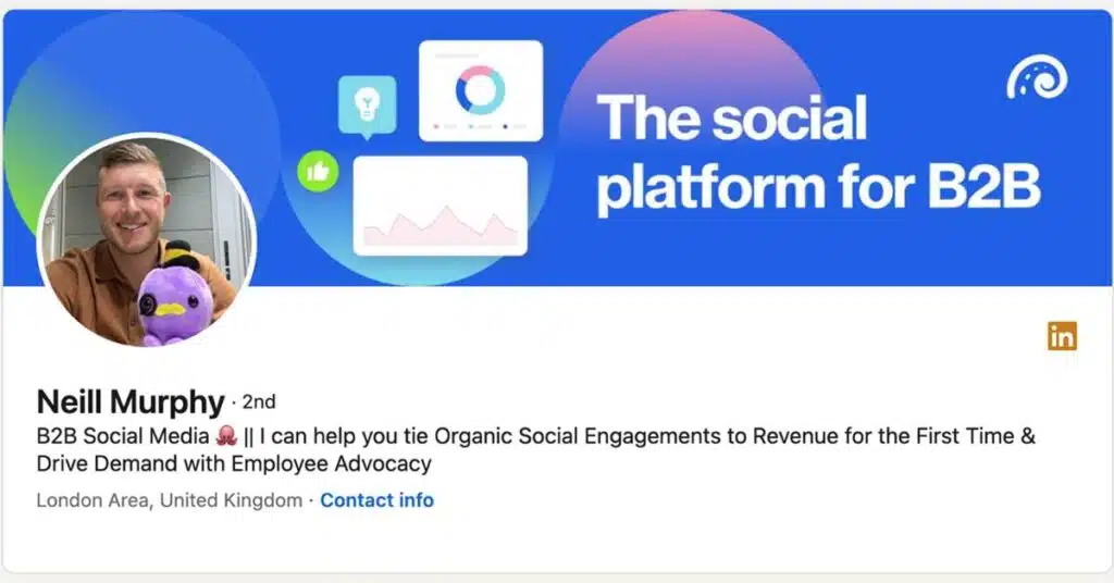 Neill Murphy Oktopost LinkedIn