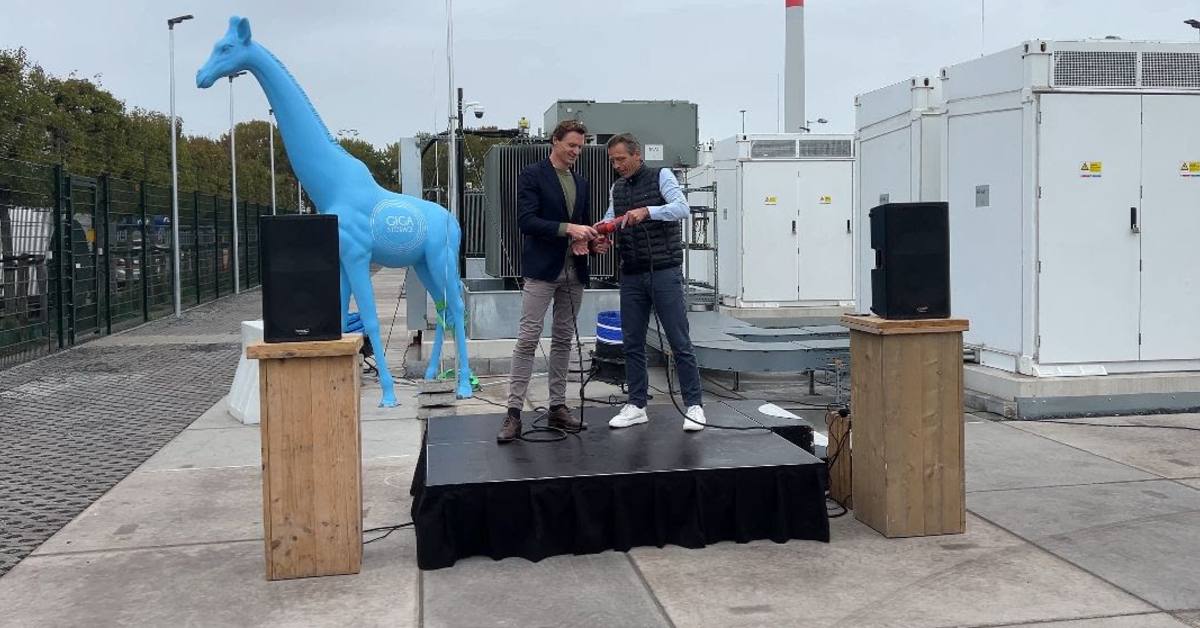 Dutch-based GIGA Storage unveils Giraffe, Amsterdam's largest energy storage project