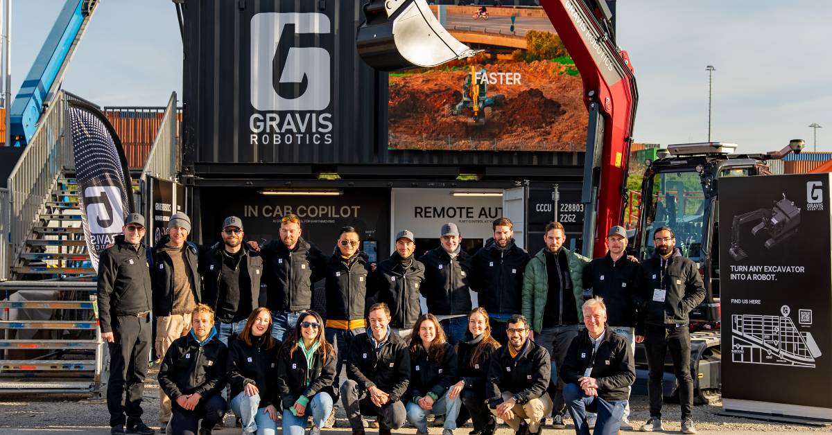 Swiss-based Gravis Robotics raises €19.9M to turn any earthmoving machine into a robot