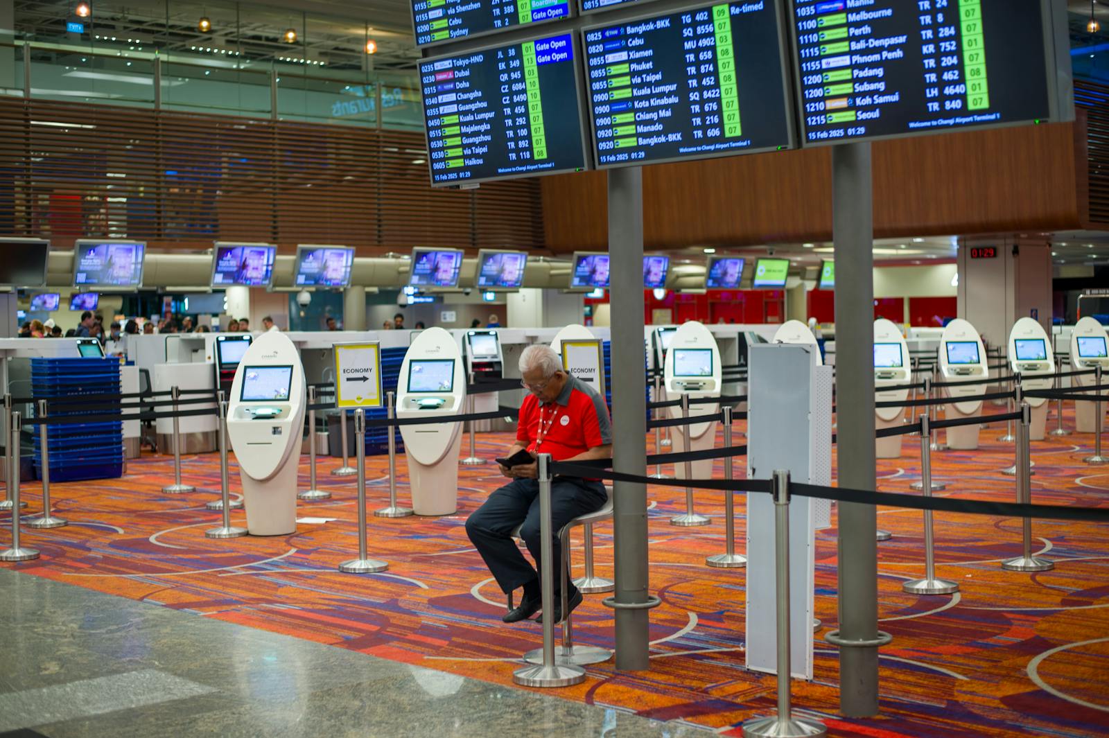 AI researcher airport departure