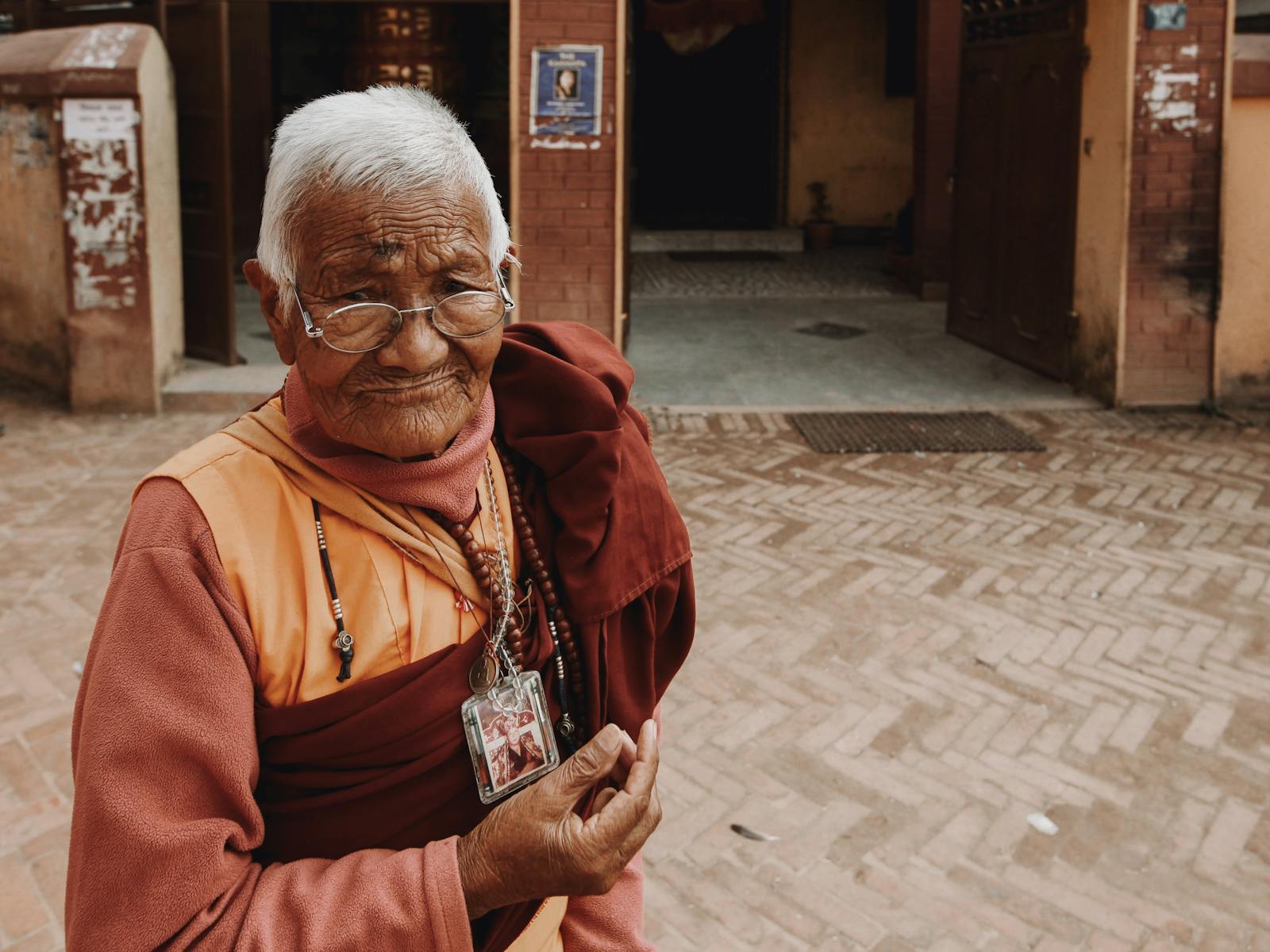 older person peaceful solitude