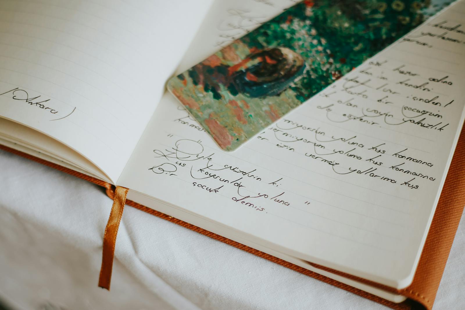 person journaling contemplation