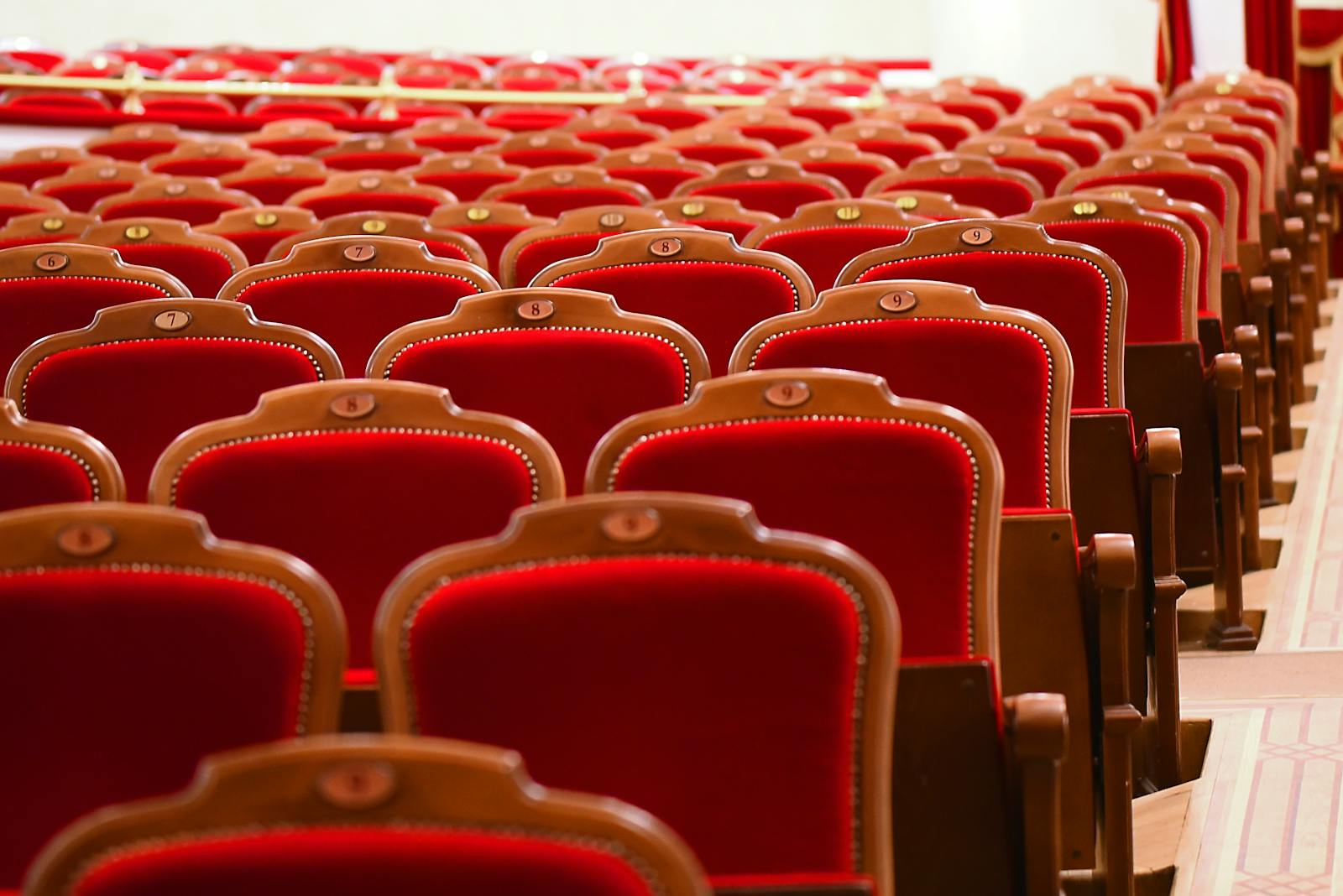 empty auditorium seats