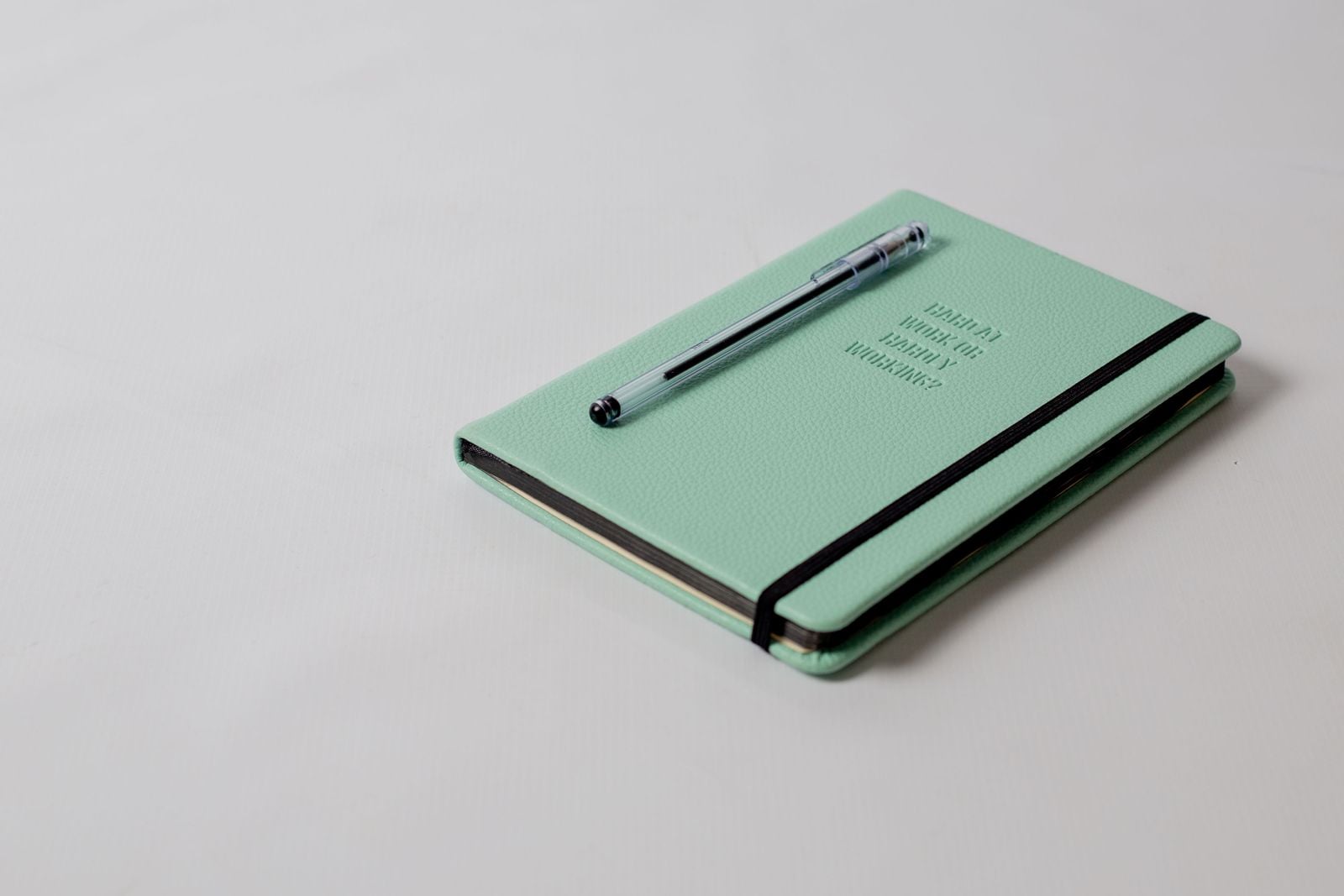 half-filled notebook page