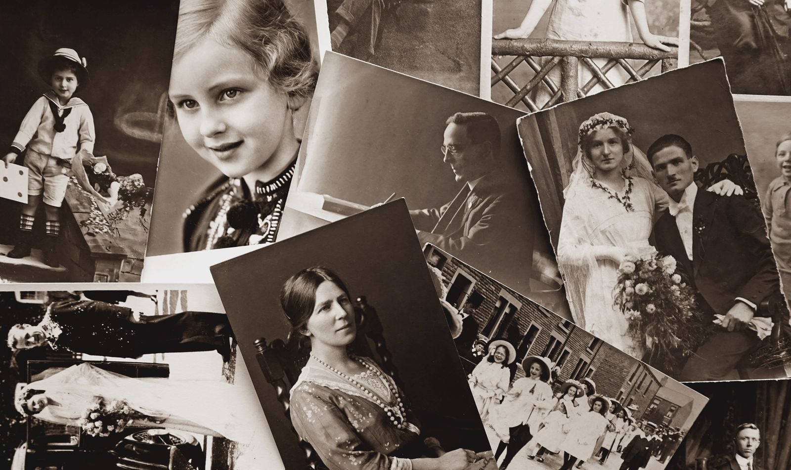old wedding photograph frame