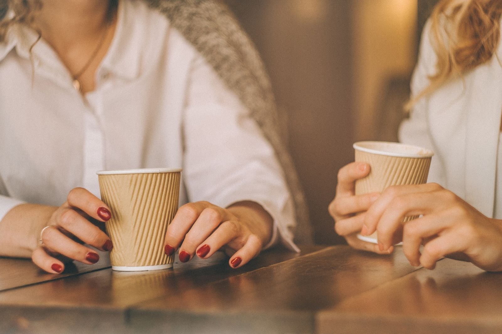 two friends coffee