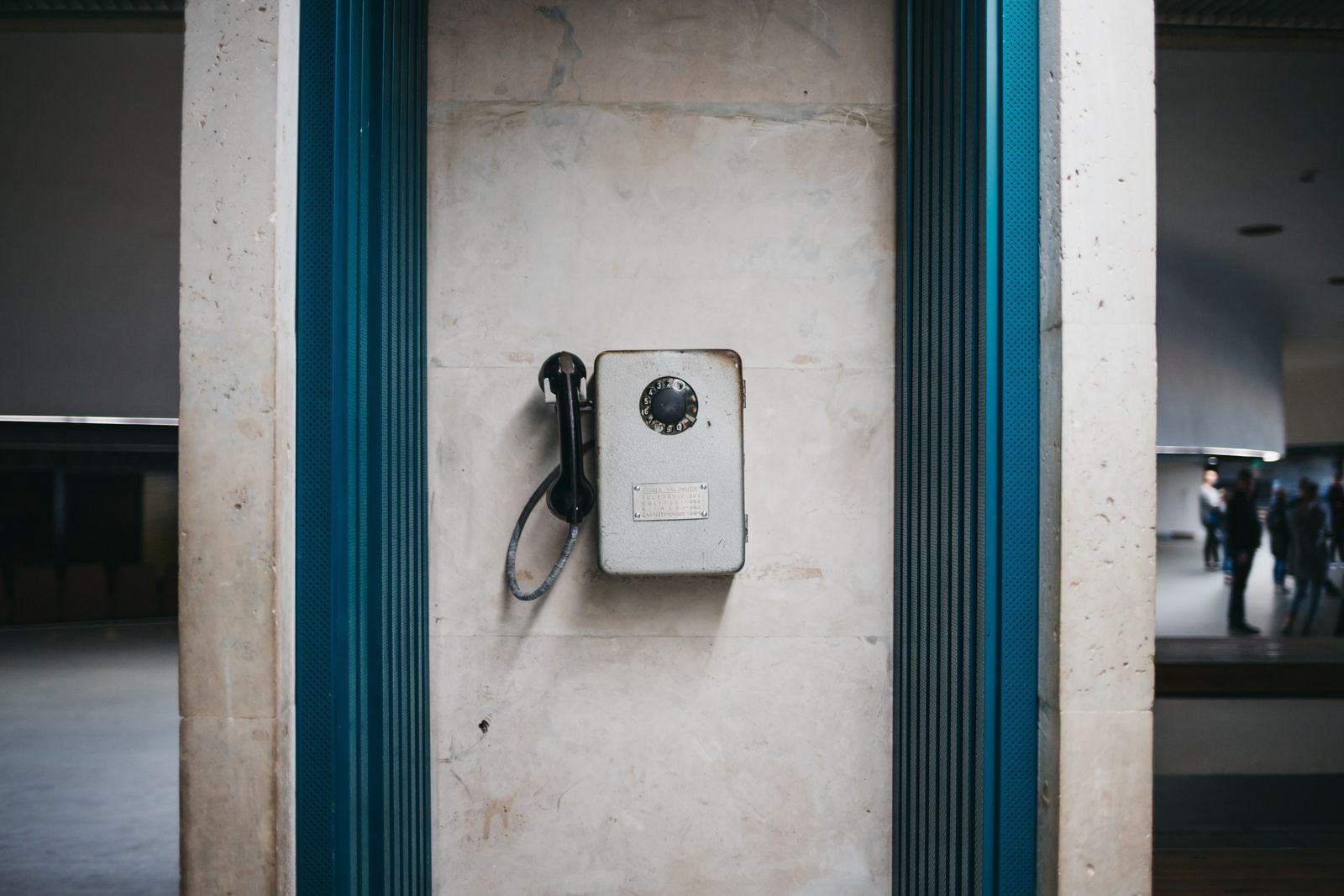 rotary phone hallway